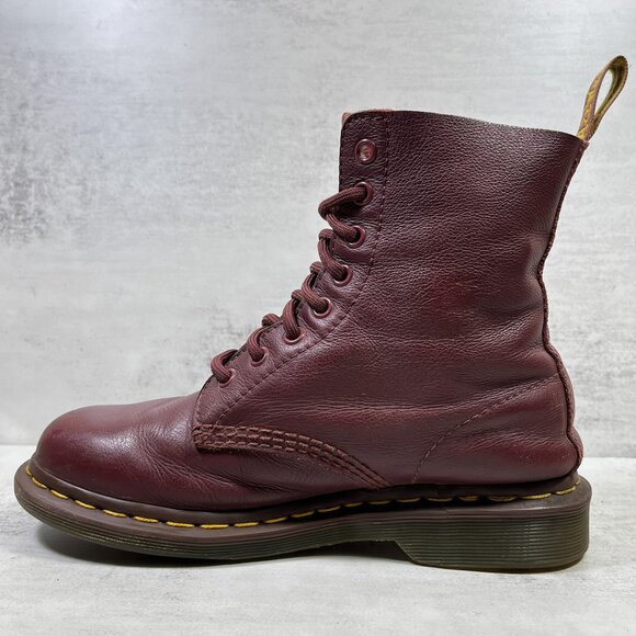 Cherry Red Virginia Leather Dr Martens Martens 1460 Pascal